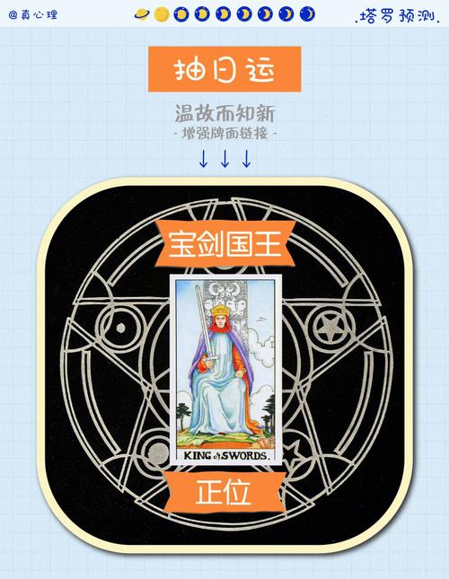 塔罗牌宝剑国王正位事业学业财富爱情解读