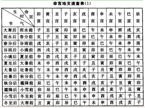 命宫查询表,本命宫详解,命宫解析断法-八字顾问网:实战大师人工预测