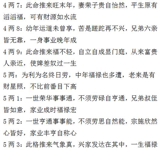 2,正确的称骨算命表:老版称骨算命表