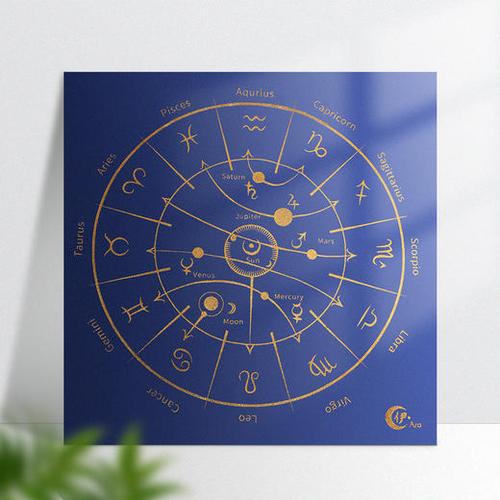 占星师塔罗牌占卜骰子专用桌布 占星院独家设计款 高级绒60×60cm